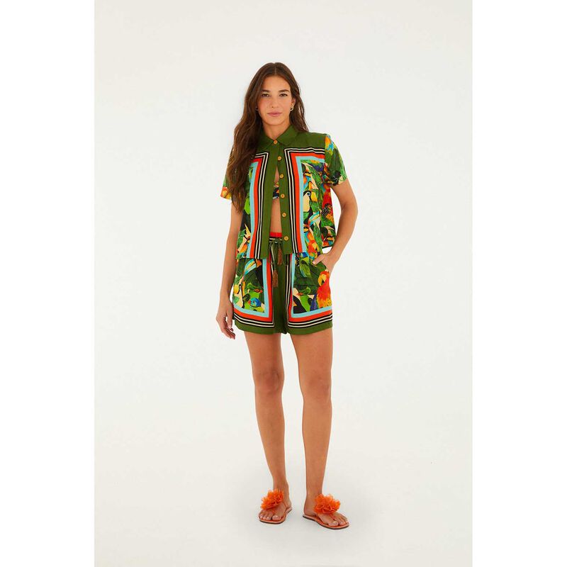 FARM Rio Bird Leaves Shirt image number 3